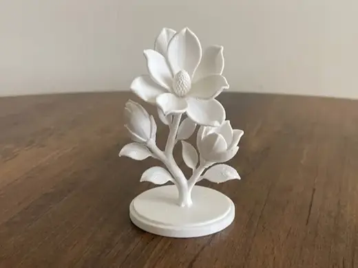 Magnolia on Stand - Decorative Floral Model