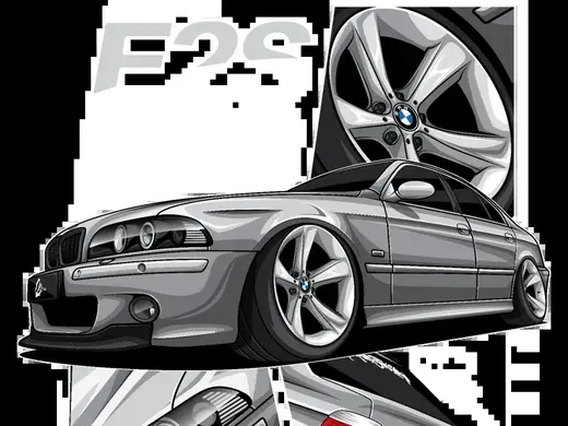 Toile Chroma E2S Pictures BMW E39 by E2S
