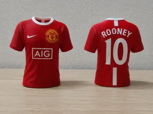 Manchester United 2007–08 Jersey – Rooney #10