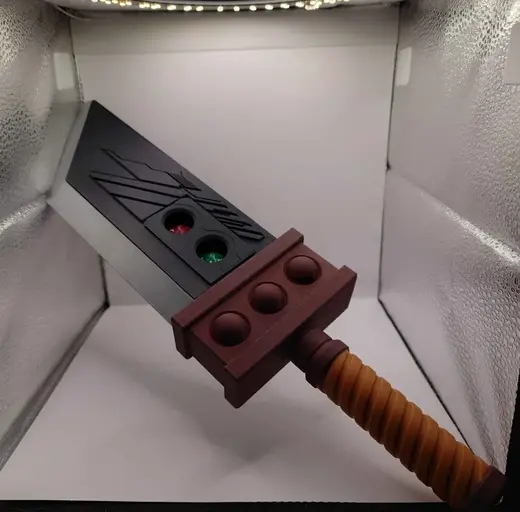 Buster Sword Dice Holder – Epic Storage for 7Dice!