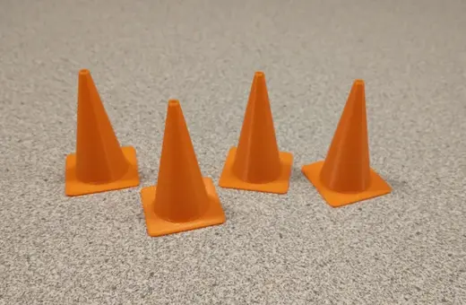 1/10 Scale Traffic Cones