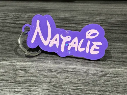 Natalie - Disney Name Keychain