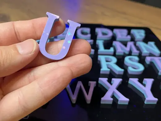 Deko-Buchstaben A–Z skalierbar
