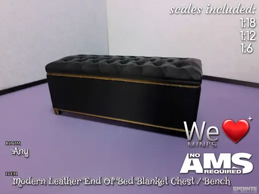 WLM - End of Bed Blanket Chest & Bench