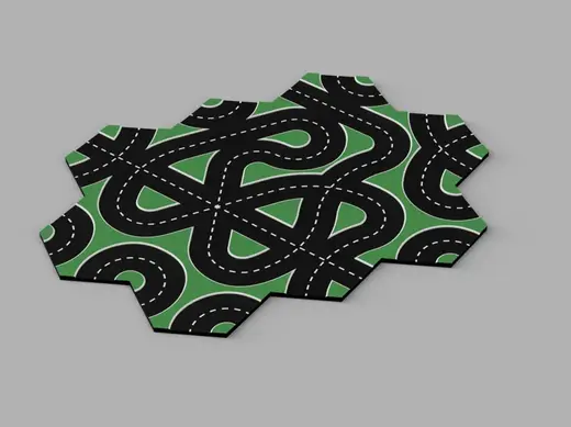 HexaTrack – Modular Magnetic Toy Road System