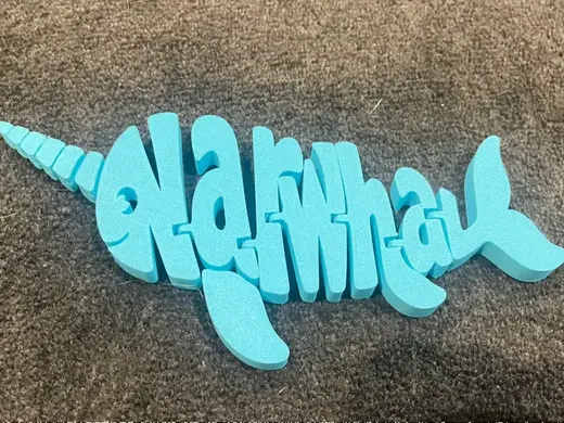 Animal Alphabet Flexi Collection - N for Narwhal