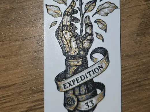 Clair Obscur "Expedition 33" HueForge Bookmark