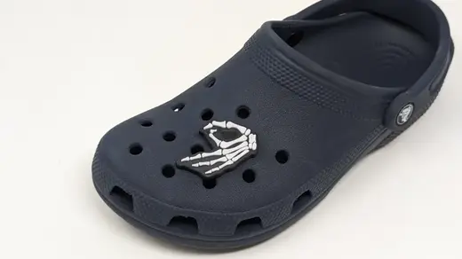 Circle Game Skelly Croc Charm
