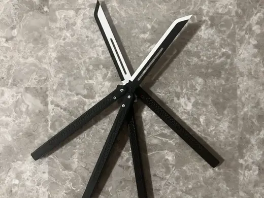 Butterfly Knife Trainer - 3D printed Balisong