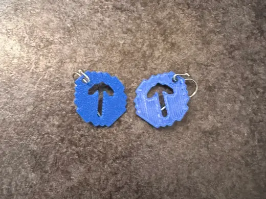 Minecraft Diamond Pickaxe Earrings