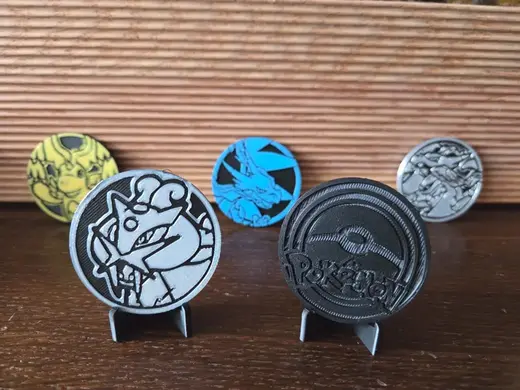 POKEMON TCG COIN MÜNZE RAIKOU LEGENDÄR ELEKTRO