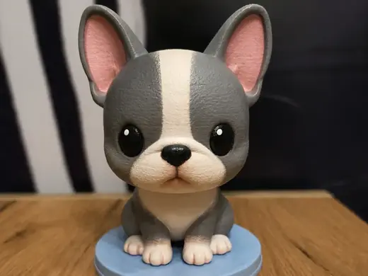 Cute French Bulldog Figurine – FDM Friendly