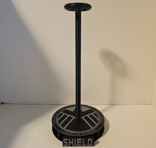 SHIELD Logo Helmet stand w/ changeable face plates
