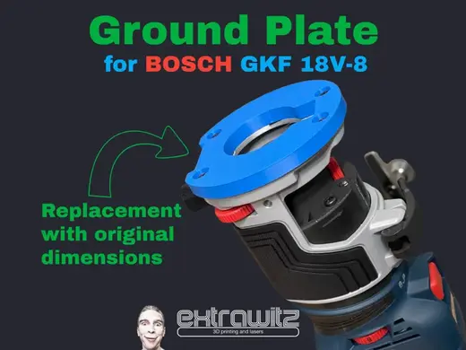 BOSCH GKF 18V-8 router baseplate / groundplate