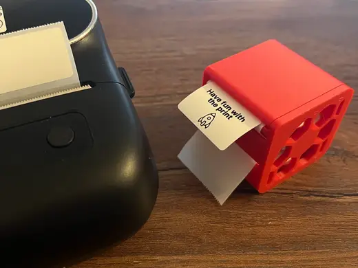 Etiketten spender, Lable spender mit Quick-Feed