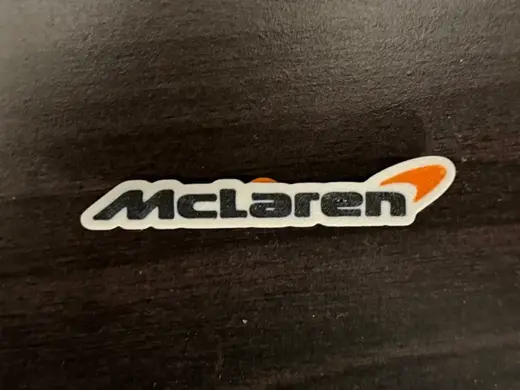 McLaren Text Logo Croc Charm