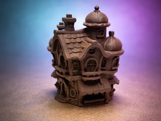 Fantasyhaus "Moonwhim" mit verspielten Tuermen