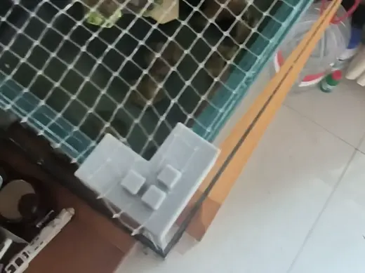 鱼缸隐形防跳网支架