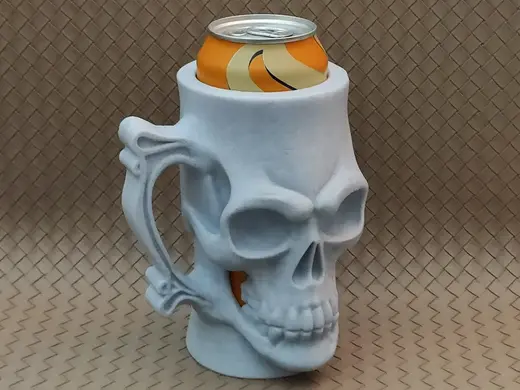 Skull Can Holder (0.5L Cans) - Beer mug