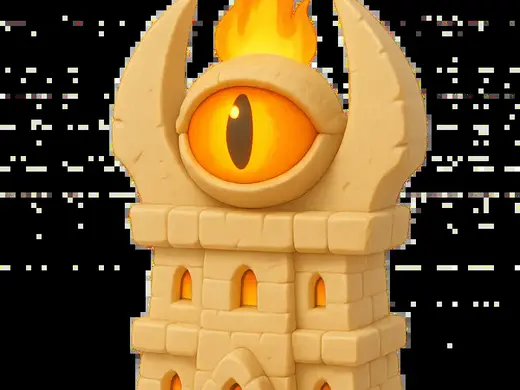 Barad-Cute – Stylized Dark Tower of Sauron