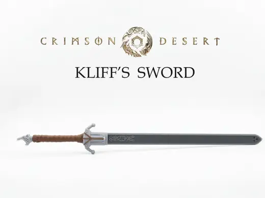Crimson Desert - Kliff's Sword - Multi-Part Print