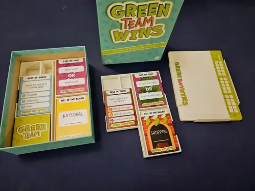 Green Team Wins - Box Organizer and Card Trays