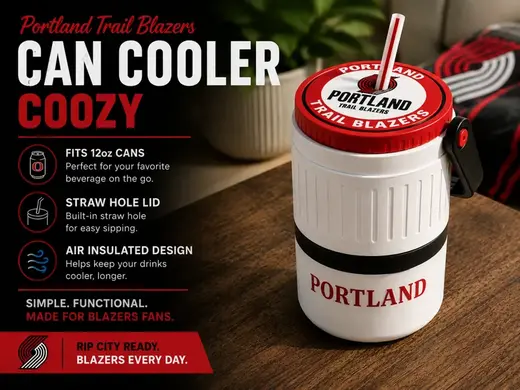 Portland Trailblazers Fan Coozy