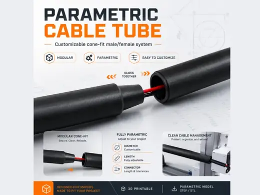 Tubi per Cavi - Sistema Modulare Parametrico