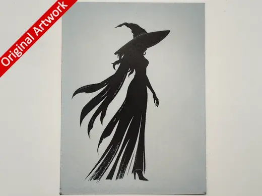 A witch's shadow - hueforge