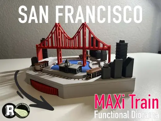 MAXi Train - Functional San Francisco Diorama