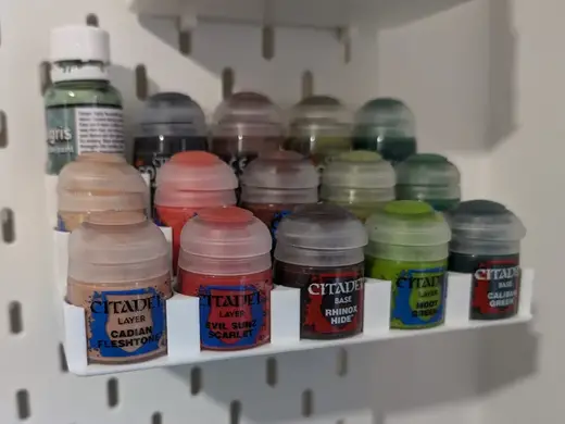 Skadis Paint Holder (Citadel/Dirty Down/ProAcryl)