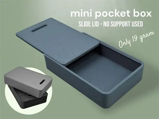 Cool Mini Box with Sliding Lid