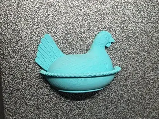 Antique Look Nested Hen (half) for Fridge Magnet