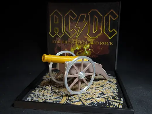 ACDC - For Those About To Rock- 3D Album Cover