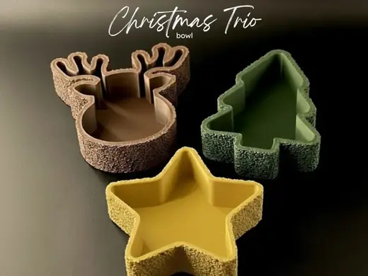 Christmas Trio Catchall Bowl Tray Organizer NOAMS