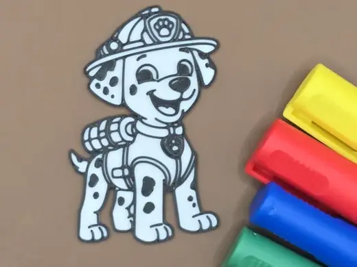 Marshall Firefighter Rescue Coloring Adventure