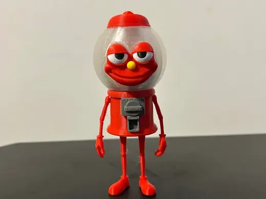 Chicleteira bicicletera - Articulated toy - No AMS