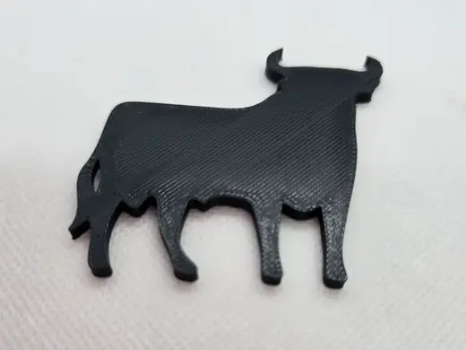 Bull Silhouette 9 minute test print