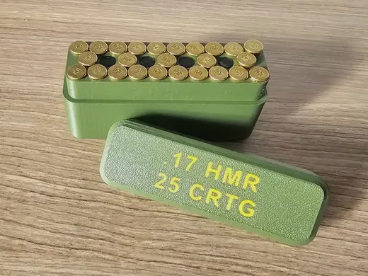 Ammobox .17 HMR for 25 rounds