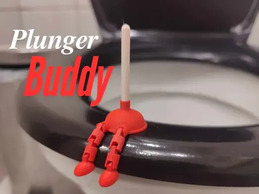 Plunger with articulated legs