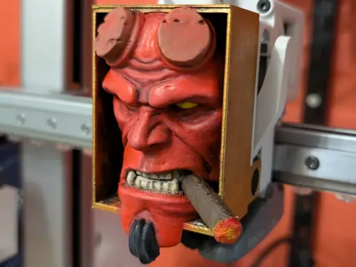 Hellboy print head front cover