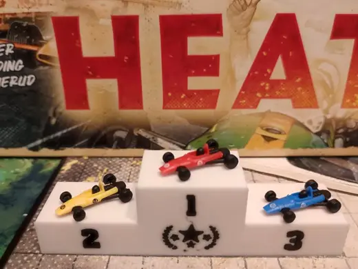 Heat Pedal to the Metal Podium