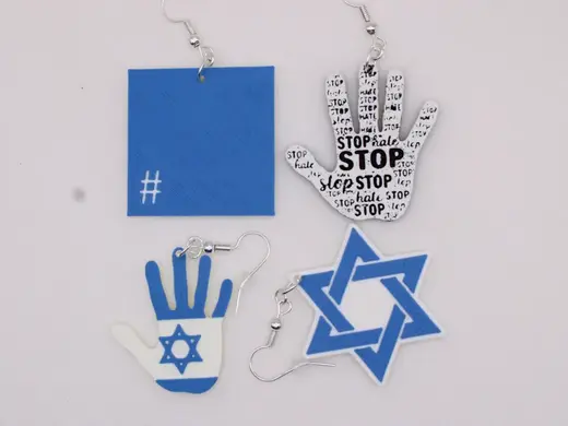 Jewish - Stop the Hate Earrings