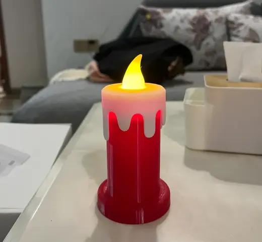 Christmas candle (no AMS)