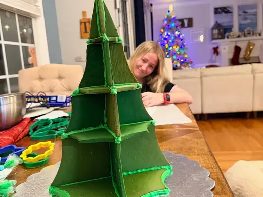 3D Christmas Tree Cookie Cutter