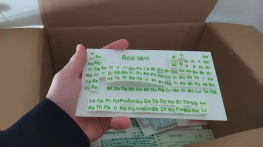 3D periodické tabulky