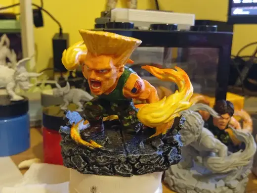 Street Fighter Guile Chibi - Sonic Boom