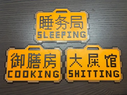 家中房间门牌