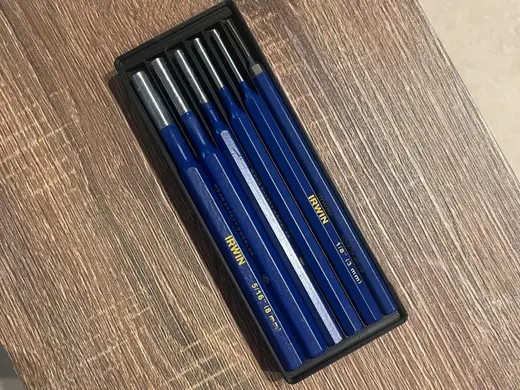 Irwin 6pc Pin Punch Set Gridfinity Holder