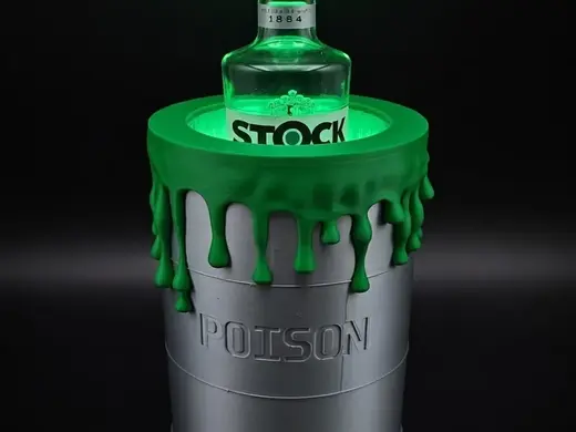 Industrial Barrel Vodka Cooler – Mini LED